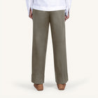Smoked Olive Linen Leisure Pants