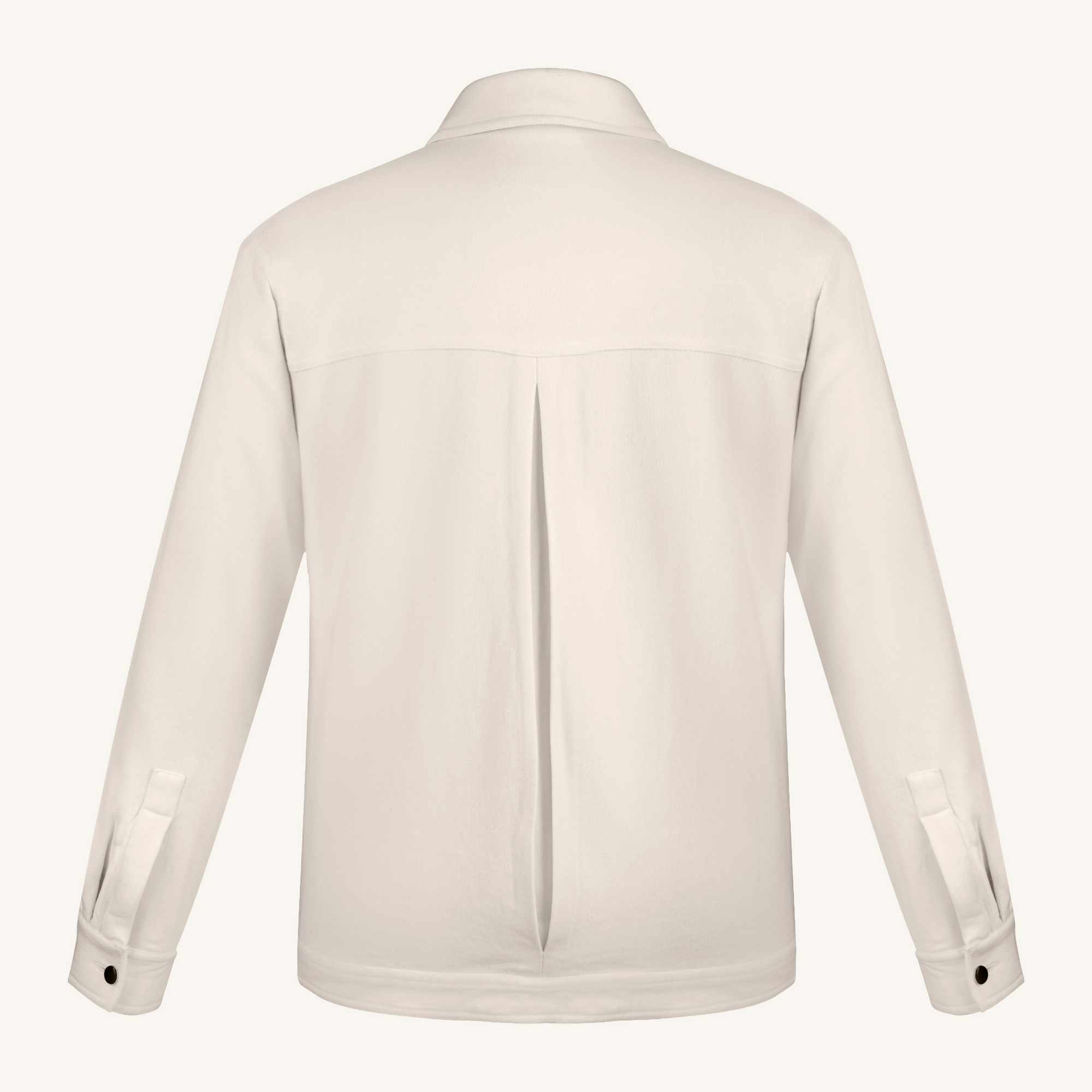 Symphonia Italian Twill Wool Jacket in Off White