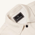Symphonia Italian Twill Wool Jacket in Off White
