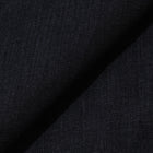 Rizvol obsidian black linen fabric close up