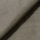 Rizvol women's smoked olive linen trousers fabric details