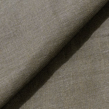 Rizvol women's smoked olive linen trousers fabric details
