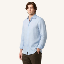 Glacier Blue Linen Shirt