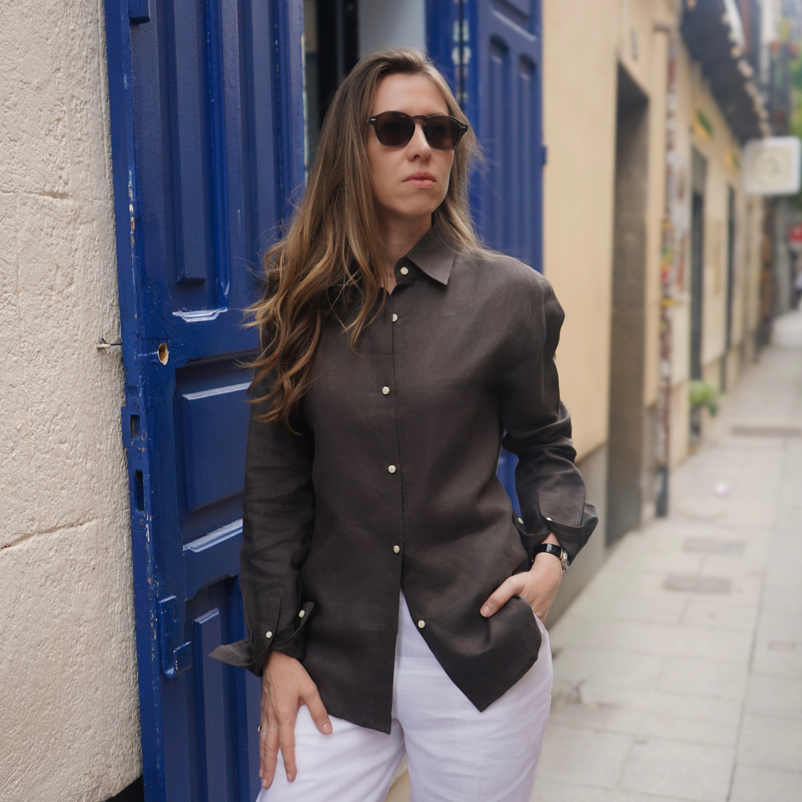 Women's Ashfall Linen Shirt
