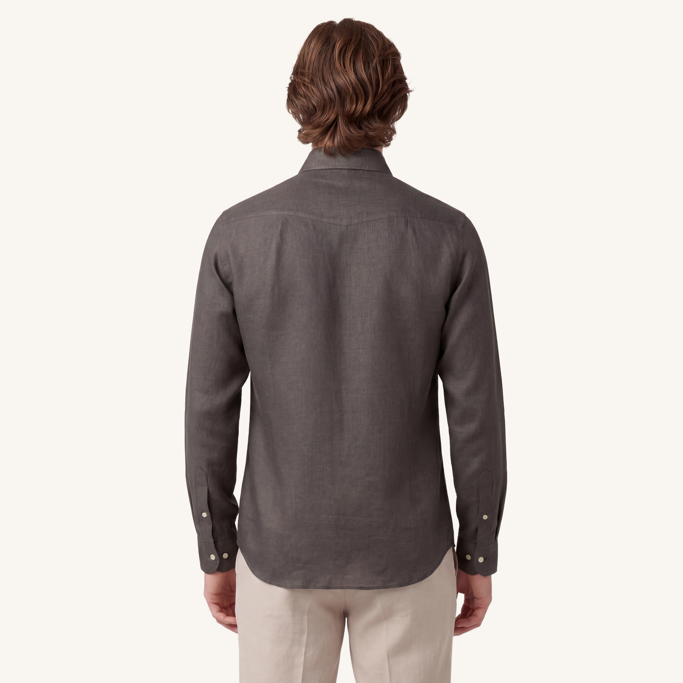 Olive Mist Linen Shirt