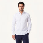 Alba Cotton-Silk Shirt in Blanc