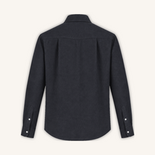 Balmorial Cotton Cashmere Shirt in Midnight Black