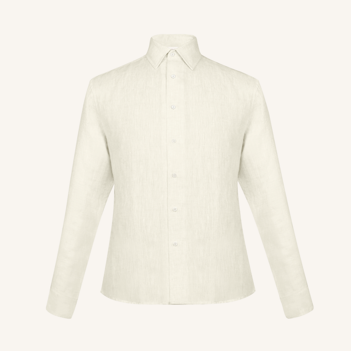 Faint Beige Loro Piana Linen Shirt