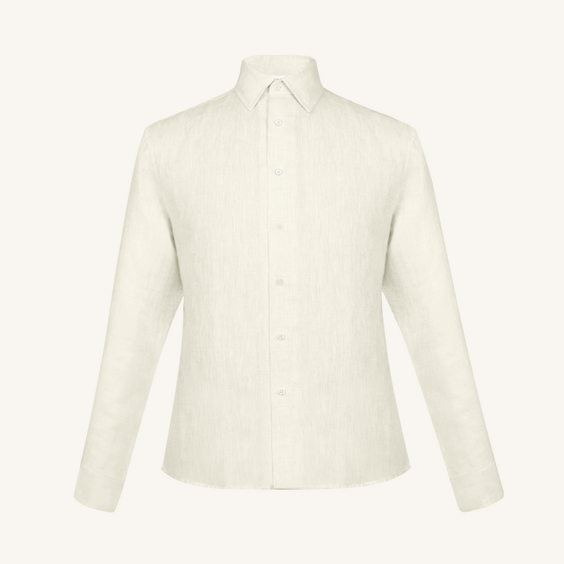 Faint Beige Loro Piana Linen Shirt