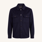 Rifugio Cashmere Overshirt in Cloister Blue
