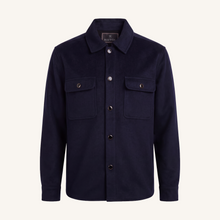 Rifugio Cashmere Overshirt in Cloister Blue