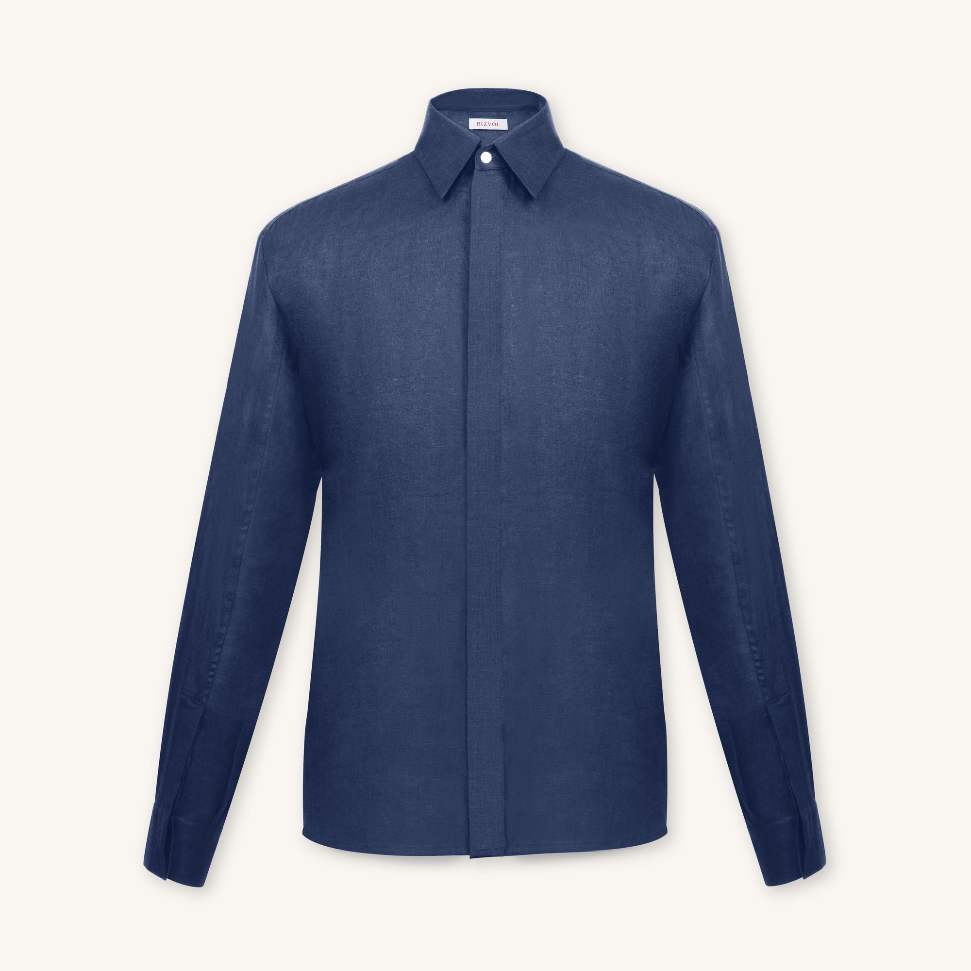 Rizvol Alba Imkwell linen shirt, front view