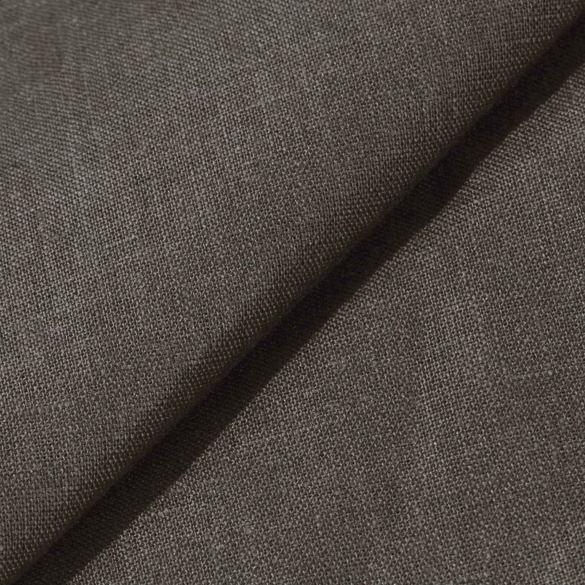 Rizvol Ashfall Olive Green linen polo shirt, fabric details