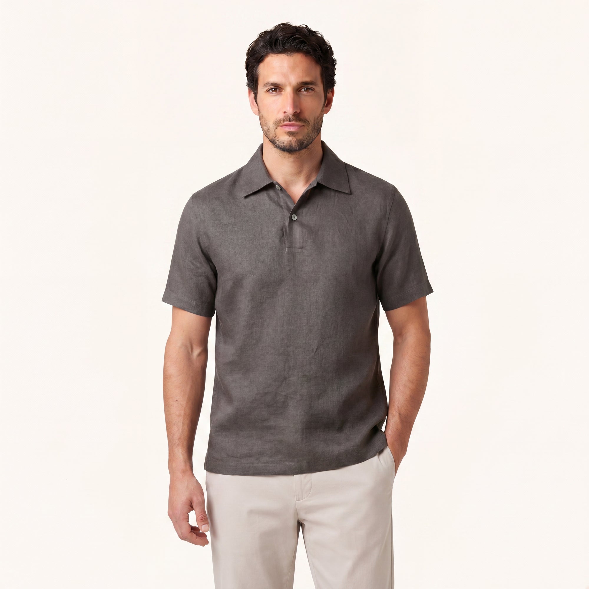 Ashfall Lino Polo Shirt