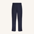 Rizvol raga blue wool cashmere leisure pants back view