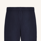 Navy blue pants on a white background