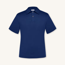 Rizvol Alba Riva Blue Cotton Silk Shirt, front view