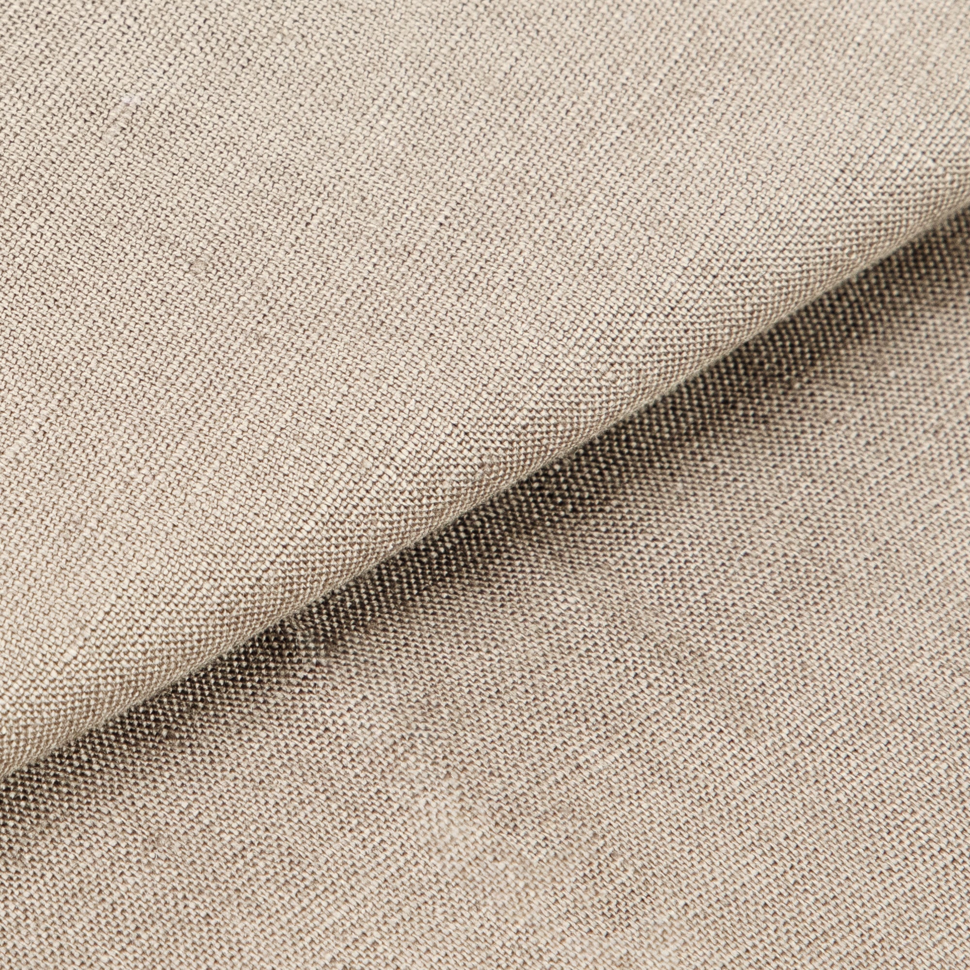 Rizvol salt beige linen trousers fabric details