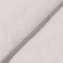 Rizvol Sera Ivory Ash beige linen top, fabric details