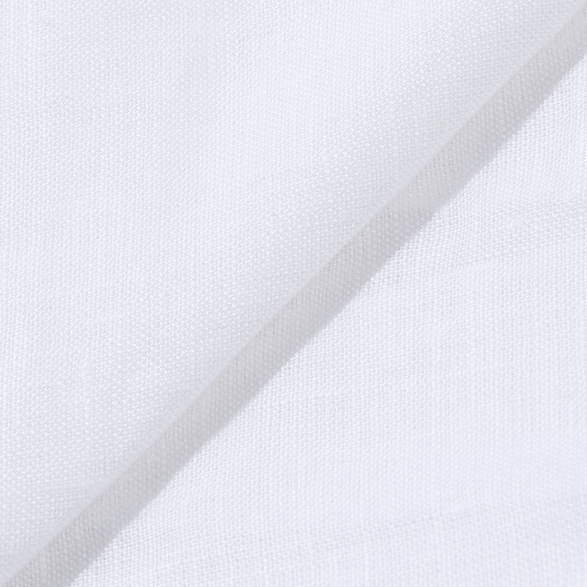 Rizvol Milkstone White women's linen top, fabric detail