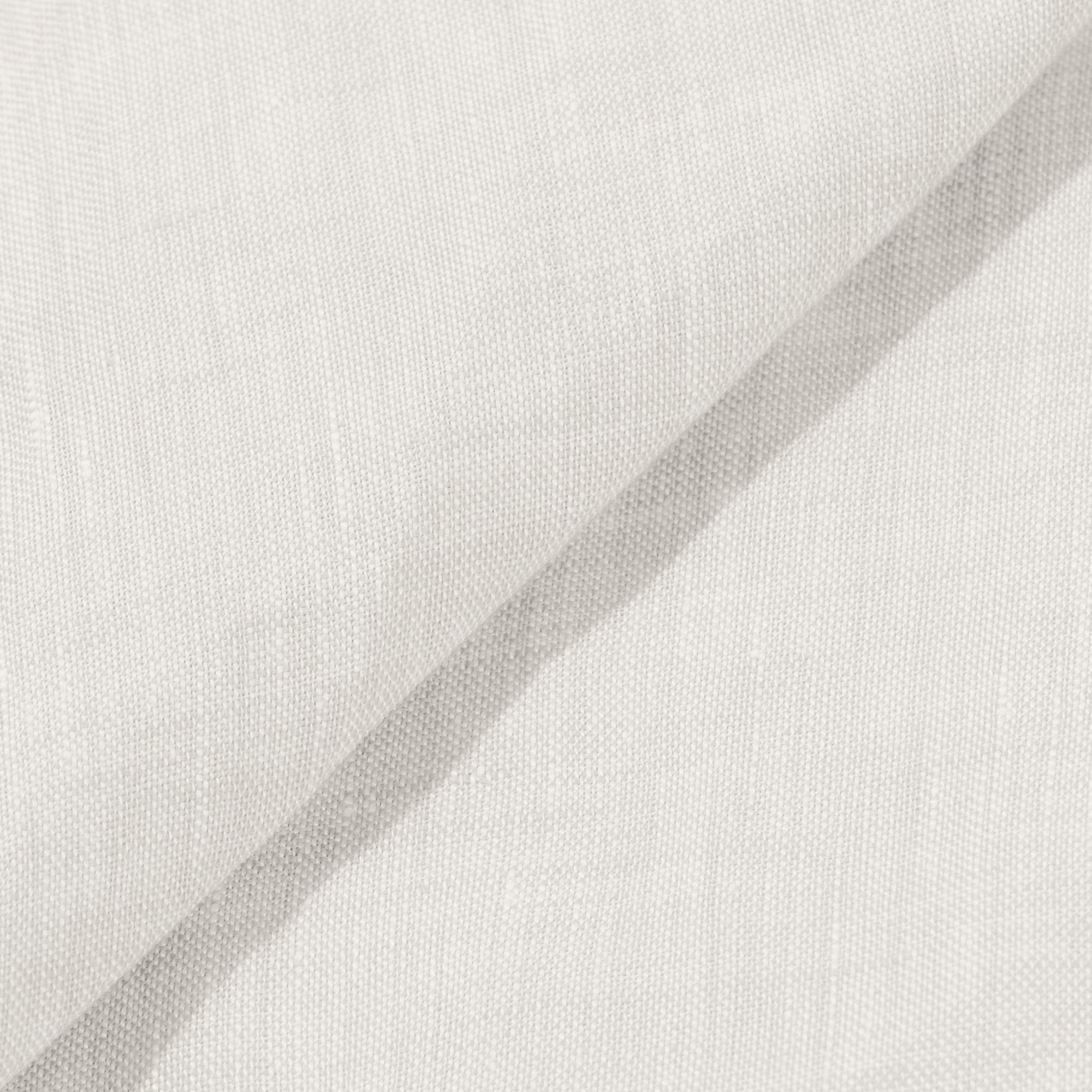 Rizvol Ivory Ash beige women's linen shirt, fabric detail