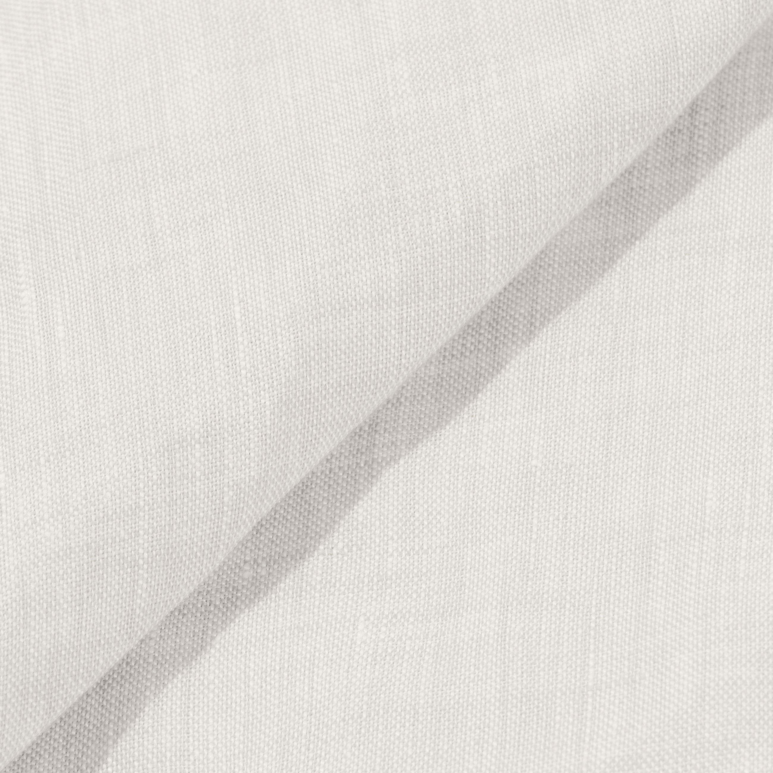 Rizvol Ivory Ash beige women's linen shirt, fabric detail