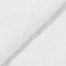Rizvol Milkstone white women's linen shirt, fabric detail