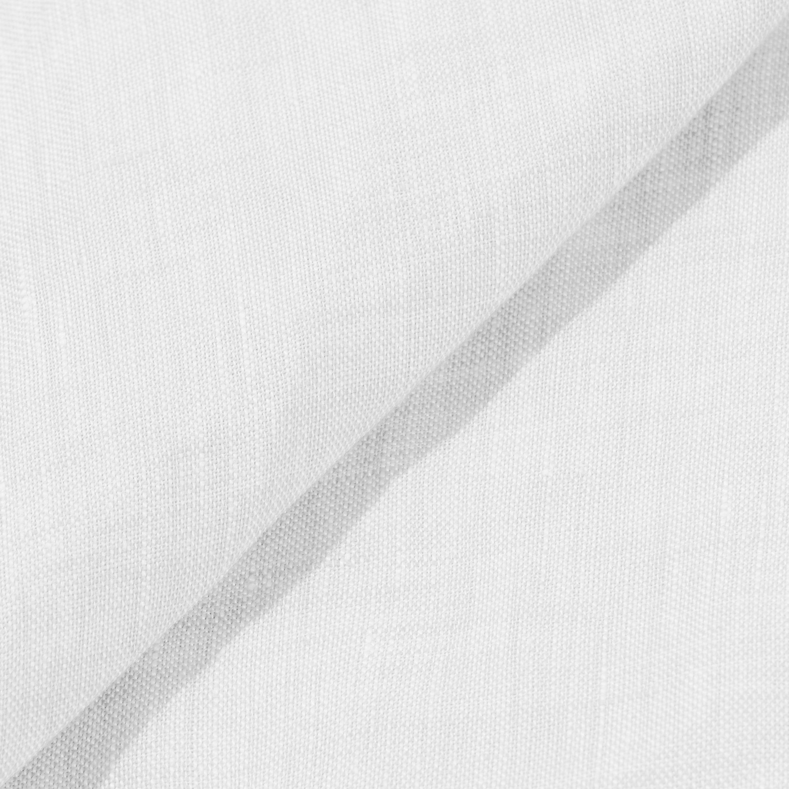 Rizvol Milkstone white women's linen shirt, fabric detail