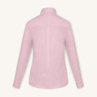 Rizvol Pink Dust women's linen shirt, back view
