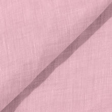 Rizvol Pink Dust women's linen shirt, fabric detail 