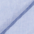 Rizvol Viola Fog Light blue women's linen shirt, fabric detail